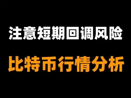 ビットコインの短期的なプルバックリスクは歴史的なトップに近づいているので、アラートを保ち、短期に集中してください。