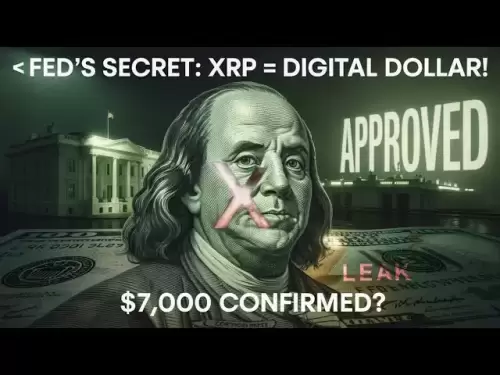 Fed wählt XRP für digitaler Dollar aus! $ 7.000 bestätigt? (Leck des Weißen Hauses)