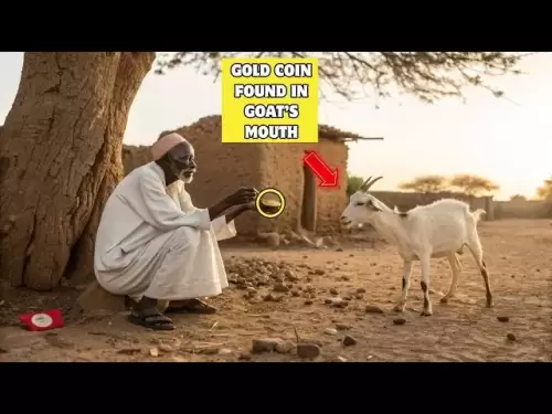 Pièce d'or trouvée dans la bouche de chèvre