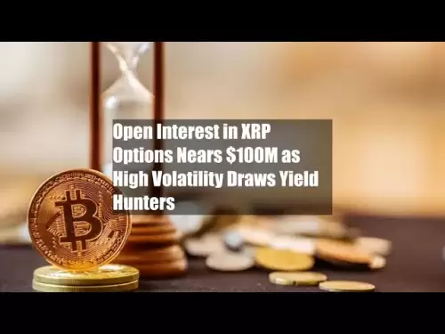 XRP选项的开放兴趣接近1亿美元，因为高波动率吸引了收益率猎人