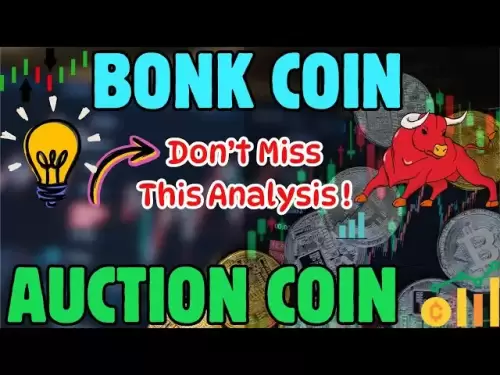 Bonk & Auction Charts sind gerade interessant geworden - hier ist der Grund!