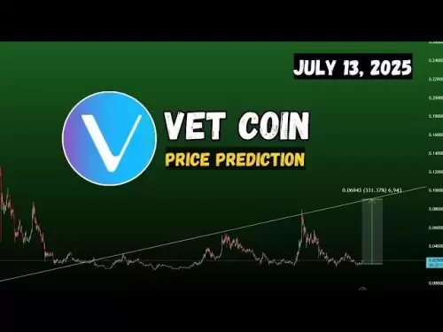 獣医コインの価格予測と強力なポンプ？ Vechain Crypto 2025年7月13日