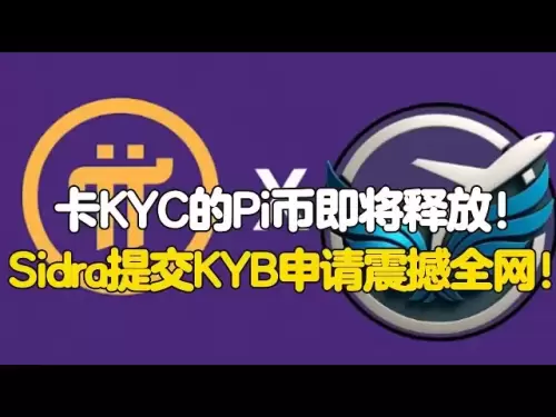 PI -Netzwerk: Die PI -Münzen mit KYC werden im Begriff sind, veröffentlicht zu werden! Sidra hat eine KYB -Anwendung eingereicht, um das gesamte Netzwerk zu schockieren!