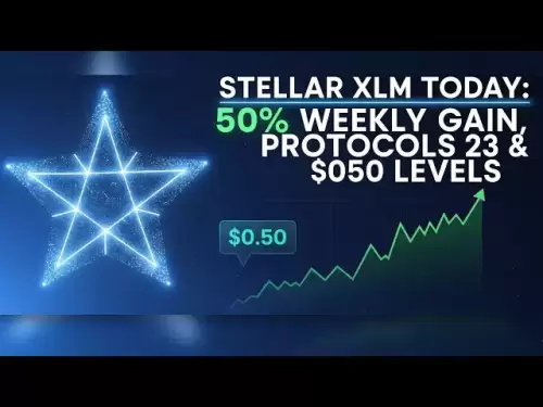 Stellar XLM Today：週50％のゲイン、プロトコル23および$ 0.50レベル