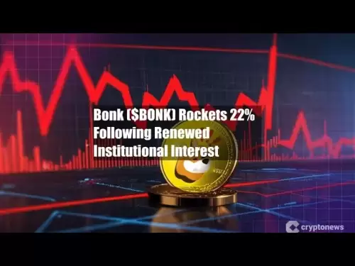 Bonk ($BONK) Rockets 22% Following Renewed Institutional Interest