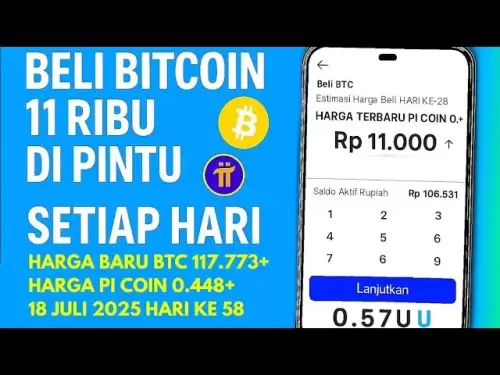 매일 비트 코인 11 천을 구매 | 새로운 가격 BTC 117.773+ PI 코인 가격 0.448+ 18 7 월 2025 년 7 월 18 일