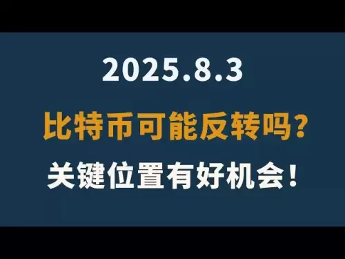 2025.8.3 比特幣可能反轉嗎？關鍵位置有好機會！