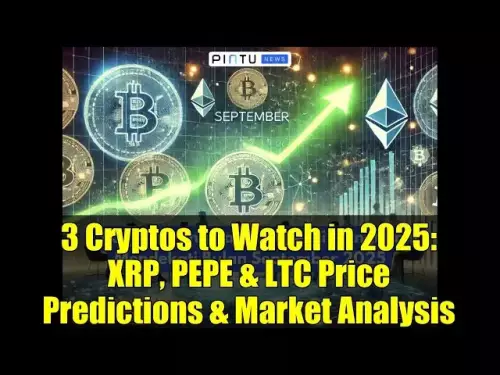 3位在2025年观看的加密货币：XRP，PEPE和LTC价格预测和市场分析