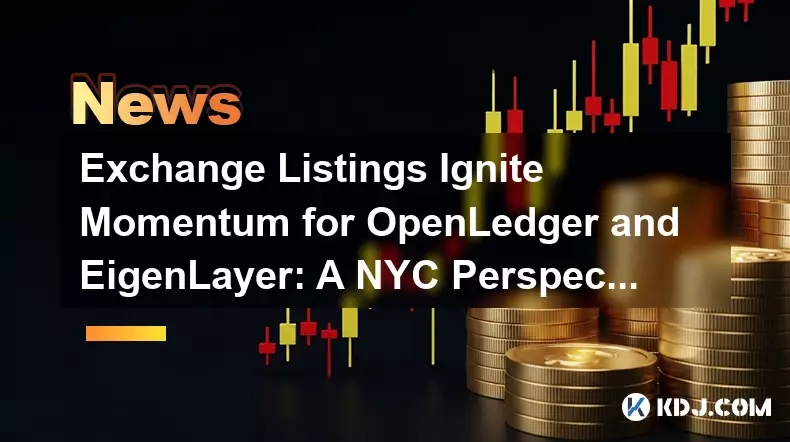 Exchange Listings Ignite Momentum for OpenLedger and EigenLayer: A NYC Perspective