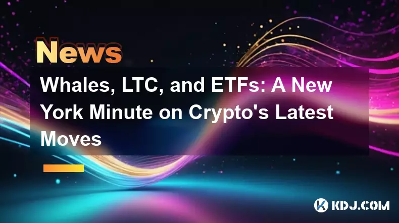 Whales, LTC, and ETFs: A New York Minute on Crypto's Latest Moves