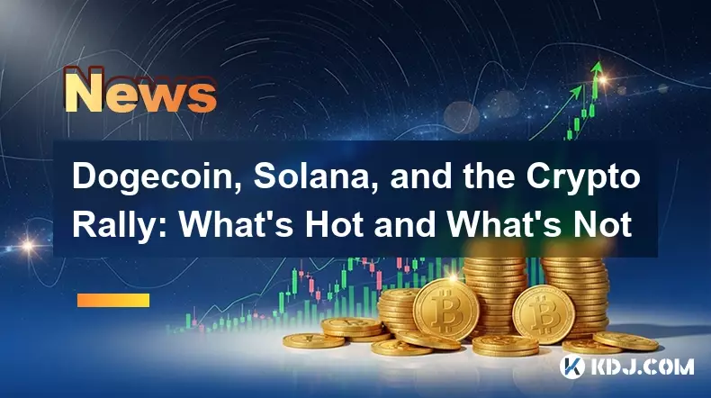 Dogecoin, Solana und die Krypto -Rallye: Was ist heiß und was nicht ist Dogecoin, Solana und die Krypto -Rallye: Was ist heiß und was nicht ist