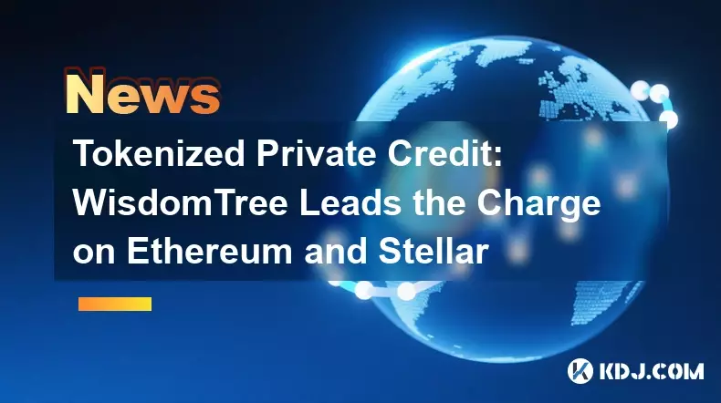 トークン化されたプライベートクレジット:WisdomTreeがイーサリアムと恒星の料金をリードしています トークン化されたプライベートクレジット:WisdomTreeがイーサリアムと恒星の料金をリードしています