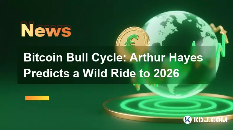 Bitcoin Bull Cycle: Arthur Hayes prédit un trajet sauvage jusqu'en 2026 Bitcoin Bull Cycle: Arthur Hayes prédit un trajet sauvage jusqu'en 2026
