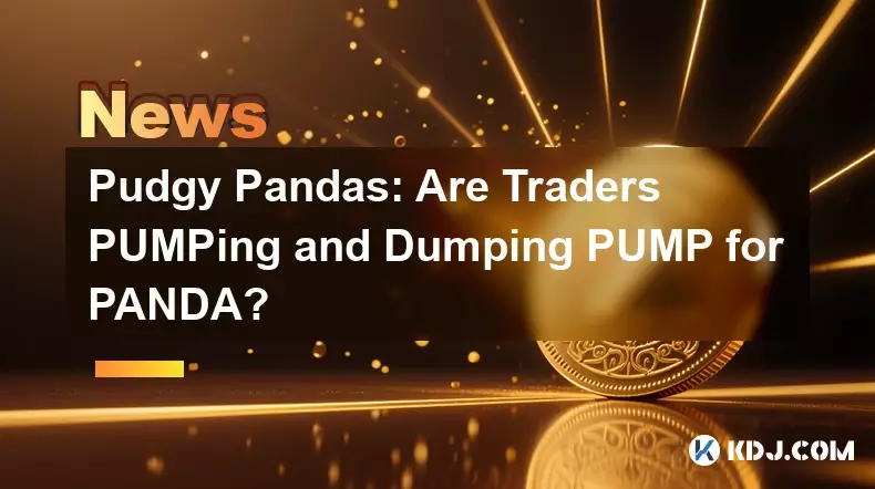 Pudgy Pandas: Pumpen und Dump -Pumpen für Panda pumpen Händler?
