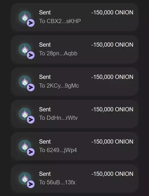 Onion on Solana