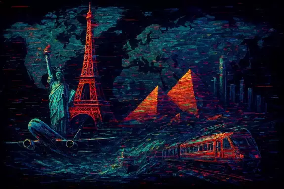 AlienMagicEyes/🌆Dream Cities 266 sales on Objkt🚀