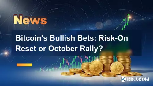 Bitcoin의 강세 베팅 : Risk-on Reset 또는 10 월 집회?