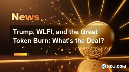 Trump, WLFI et The Great Yeting Burn: quel est le problème?