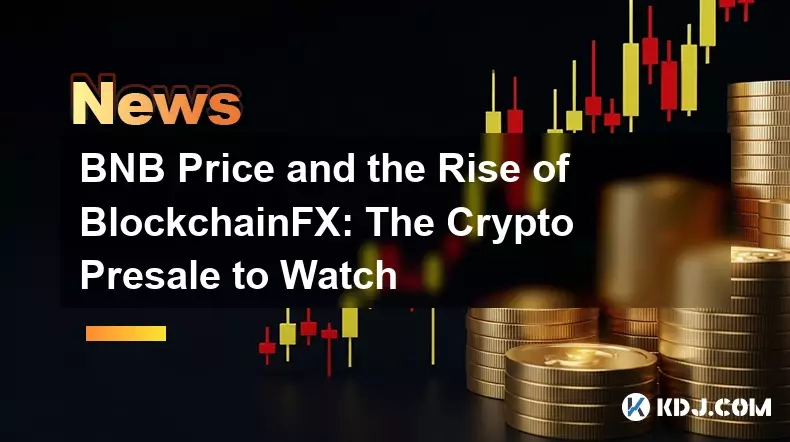BNB -Preis und der Anstieg von Blockchainfx: Der Krypto -Vorverkauf zu sehen