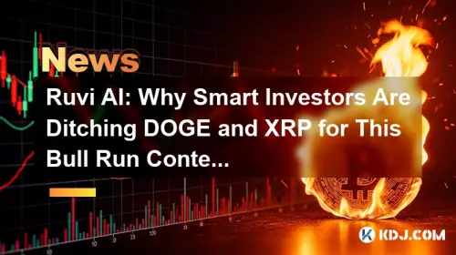 Ruvi AI: Why Smart Investors Are Ditching DOGE and XRP for This Bull Run Contender