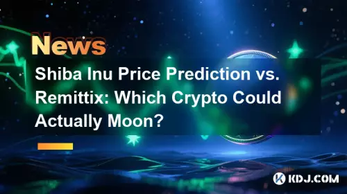 Shiba INU Prix Prediction vs Remittix: Quelle crypto pourrait réellement lune?