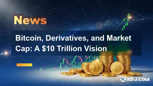 Bitcoin, Derivate und Marktkapitalisierung: Eine Vision von 10 Billionen US -Dollar Bitcoin, Derivate und Marktkapitalisierung: Eine Vision von 10 Billionen US -Dollar