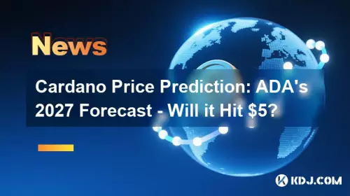 Cardano Price Prediction: ADA's 2027 Forecast - Will it Hit $5?