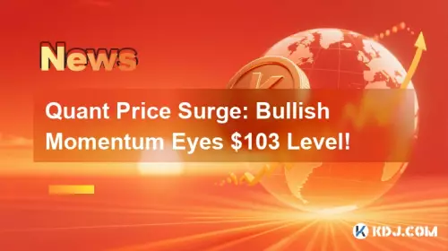 Quantpreisschub: Bullische Impuls Augen $ 103 Level! Quantpreisschub: Bullische Impuls Augen $ 103 Level!