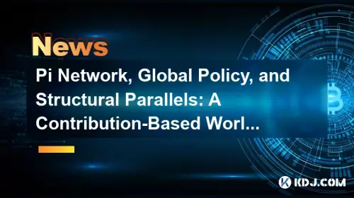 Pi Network, Global Policy, and Structural Parallels: A Contribution-Based World