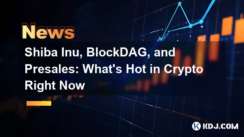 Shiba inu, blocage et prévente: ce qui est chaud en crypto en ce moment