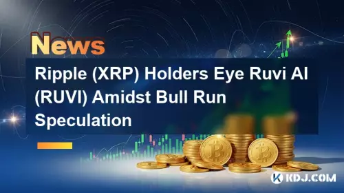 Ripple (XRP) Holders Eye Ruvi AI (RUVI) Amidst Bull Run Speculation