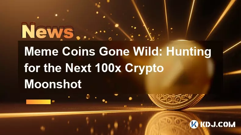 Meme Coins Gone Wild: Hunting for the Next 100x Crypto Moonshot