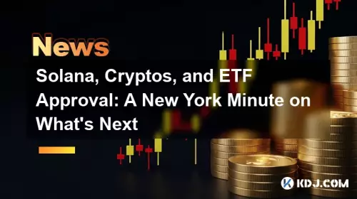 Solana, Cryptos, and ETF Approval: A New York Minute on What's Next