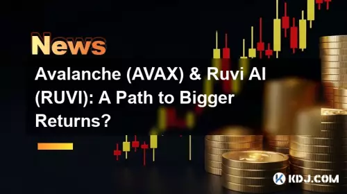 Avalanche (AVAX) & Ruvi AI (RUVI): A Path to Bigger Returns?