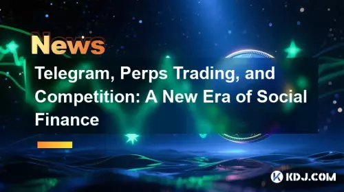 Telegram, Perps Trading, and Competition: A New Era of Social Finance Telegram, Perps Trading, and Competition: A New Era of Social Finance