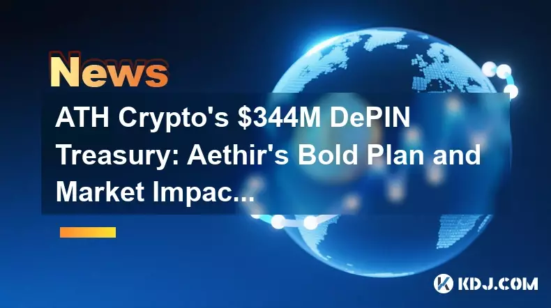 Ath Crypto的3.44億美元迪迪亞爾國庫：Aethir的大膽計劃和市場影響