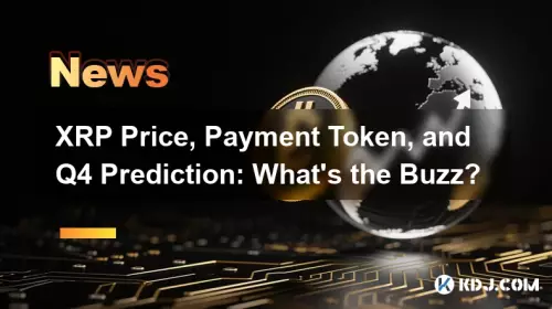 XRP 가격, 지불 토큰 및 Q4 예측 : 버즈는 무엇입니까?