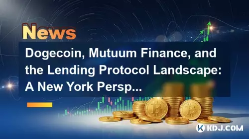 Dogecoin、Mutuum Finance、およびThe Lending Protocol Landscape：ニューヨークの視点