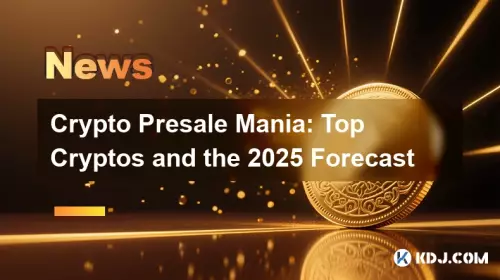 Mania de prévente de crypto: Top Cryptos et prévisions 2025