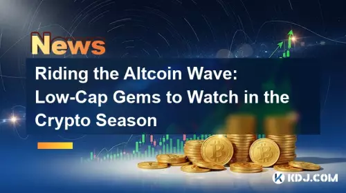 Monter sur la vague Altcoin: Gemmes à faible capitalisation à regarder dans la saison de la cryptographie