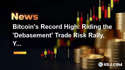 Bitcoinの記録的な高：「Debasement」貿易リスクのラリーに乗って、YA DIG？