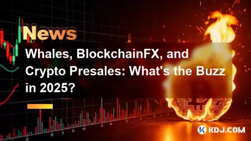 고래, Blockchainfx 및 Crypto Presales : 2025 년의 버즈는 무엇입니까?