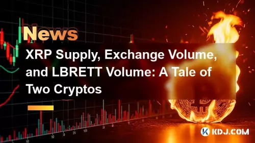 XRP Supply, Exchange Volume, and LBRETT Volume: A Tale of Two Cryptos