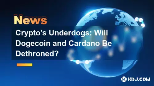 Kryptos Außenseiter: Werden DogEcoin und Cardano entthront?