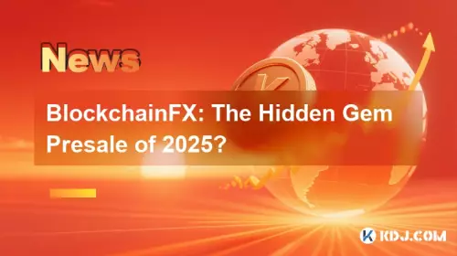 Blockchainfx: Der versteckte Edelstein Vorverkauf von 2025?
