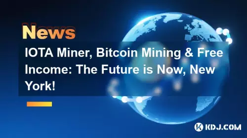 IOTA Miner, Bitcoin Mining & Free Income: Die Zukunft ist jetzt, New York!
