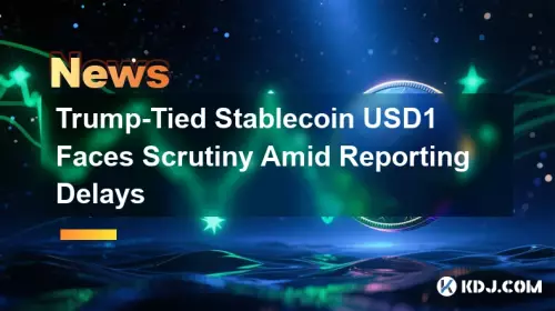 Stablecoin usd1 mit Trump gebunden