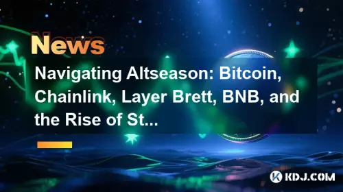 Navigating Altseason: Bitcoin, Chainlink, Layer Brett, BNB, and the Rise of Stablecoins