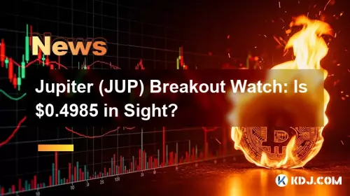 Jupiter (Jup) Breakout Watch: 0,4985 $ est-il en vue?