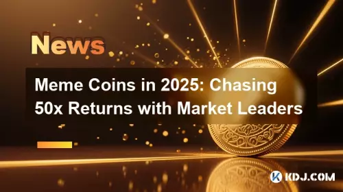 Meme Coins in 2025: Chasing 50x Returns with Market Leaders